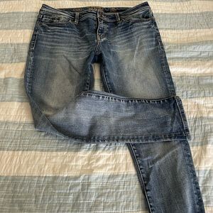 Buckle Black skinny jeans